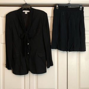 The Limited black jacket and skirt set